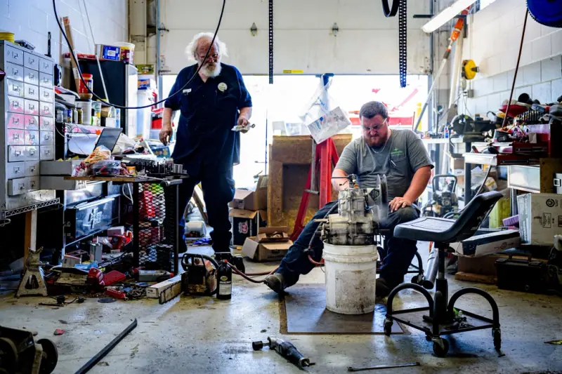 Atelier de mécanique automobile