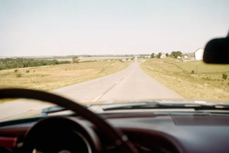 Route de campagne en Montérégie